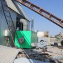 обогрев воздухом инертных материалов