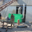 Система обогрева инертного материала