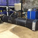 Монтаж обогрева инертного материала